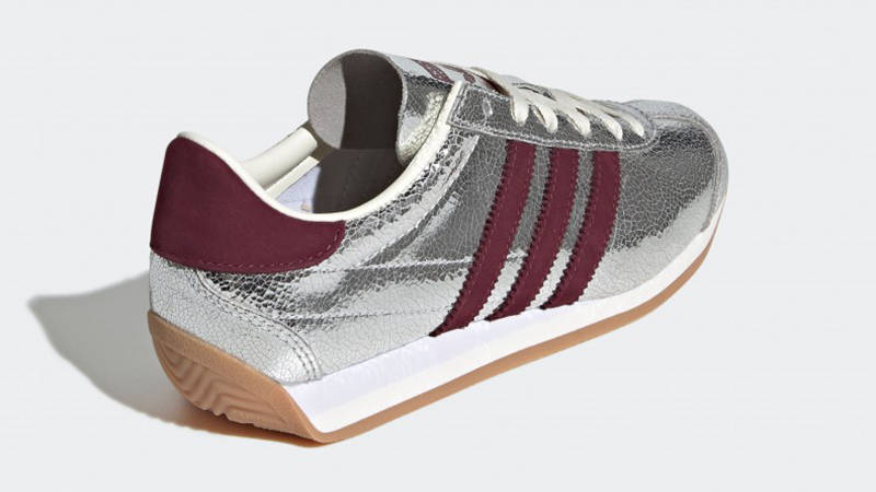 adidas Country OG Silver Metallic Maroon JQ5111 Back