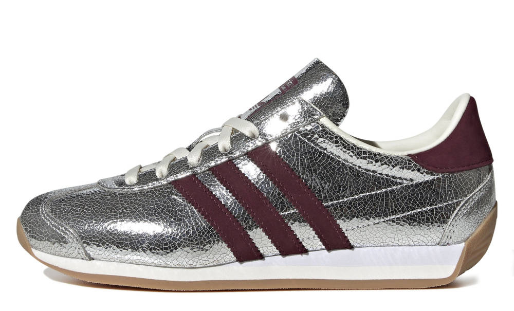 adidas Country OG Silver Metallic Maroon JQ5111