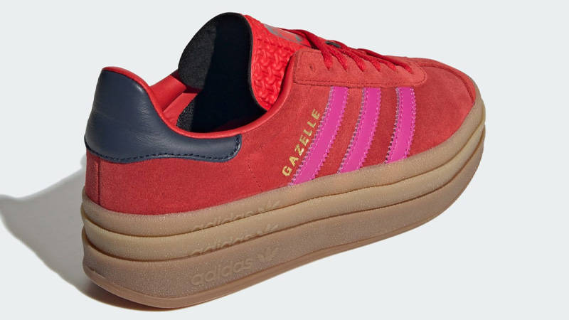 adidas Gazelle Bold Red Semi Lucid Fuchsia Back