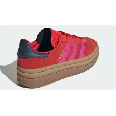 adidas Gazelle Bold Red Semi Lucid Fuchsia Back