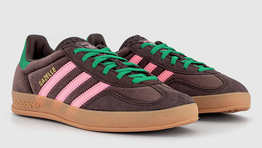 adidas Gazelle Indoor Brown Velvet Front