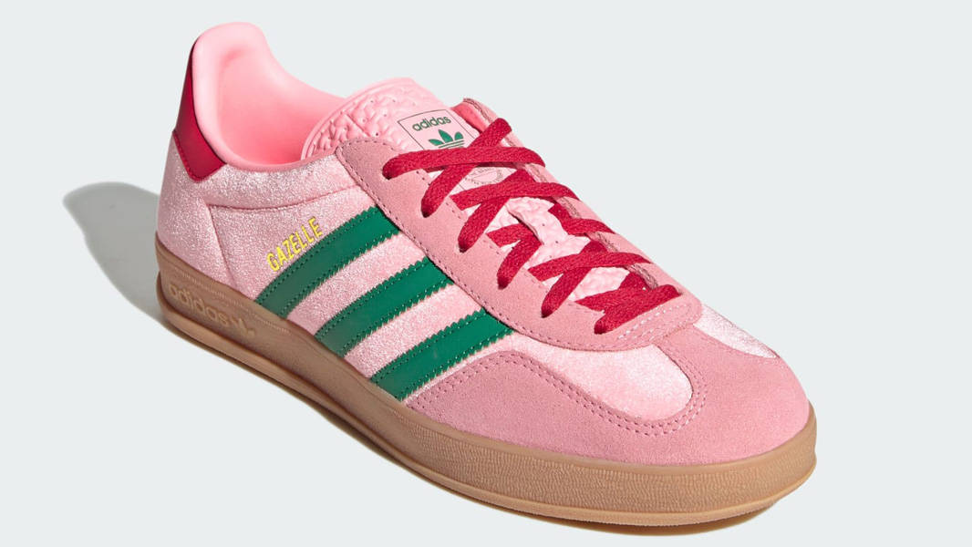 adidas Gazelle Indoor Pink Velvet Front