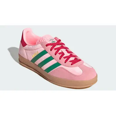 adidas Gazelle Indoor Pink Velvet Front