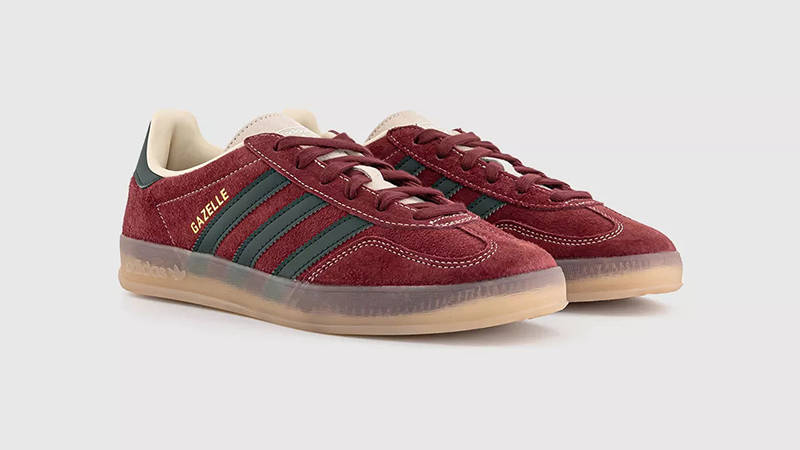 adidas Gazelle Indoor Shadow Red Green JH5403 front