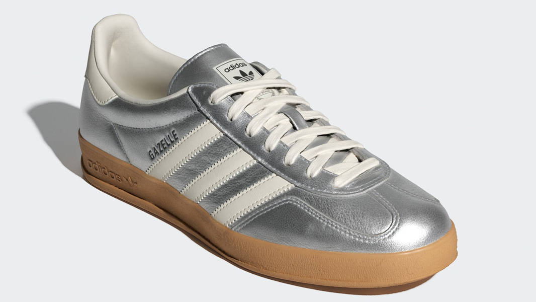 adidas Gazelle Indoor Silver Metallic Front
