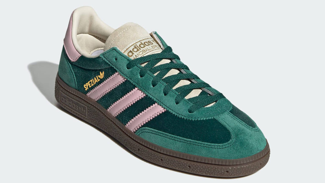 adidas Handball Spezial Green Clear Pink JI2648 The Sole Supplier