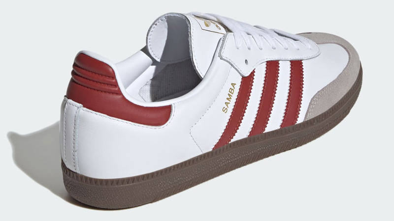 adidas Samba OG White Preloved Ruby Back