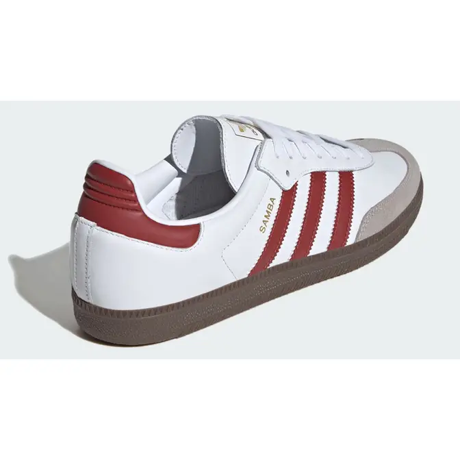 adidas Samba OG White Preloved Ruby Back