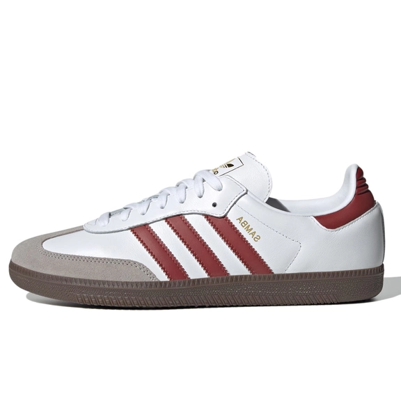 adidas Samba OG White Preloved Ruby