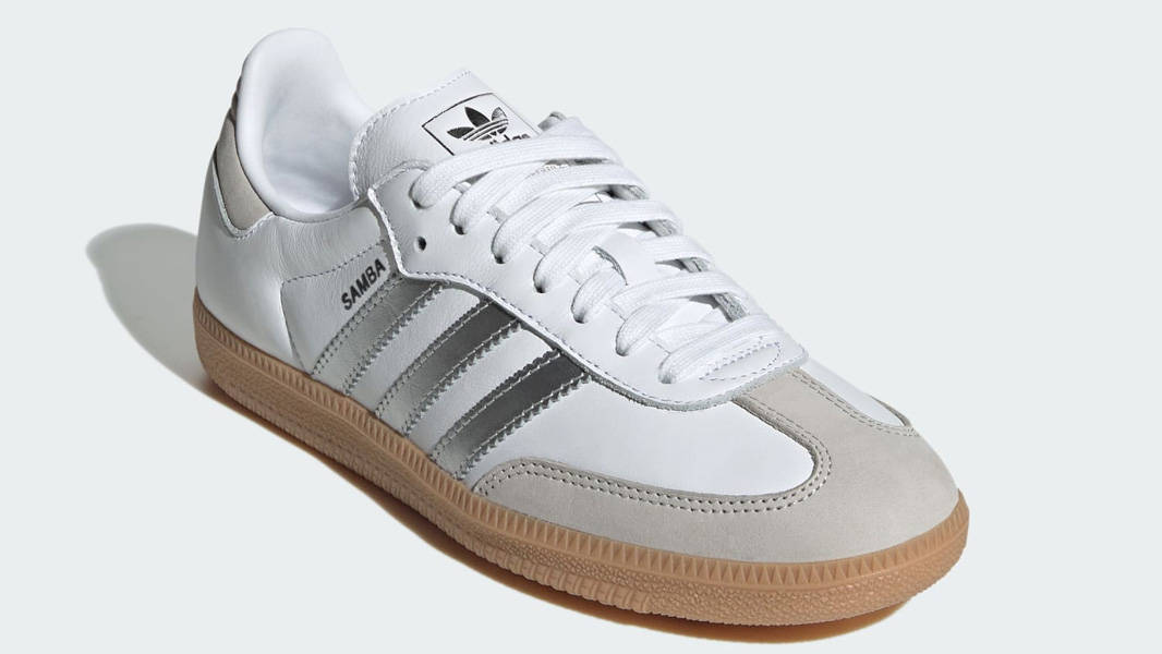 adidas Samba OG White Silver Metallic Grey | JI2725 | The Sole