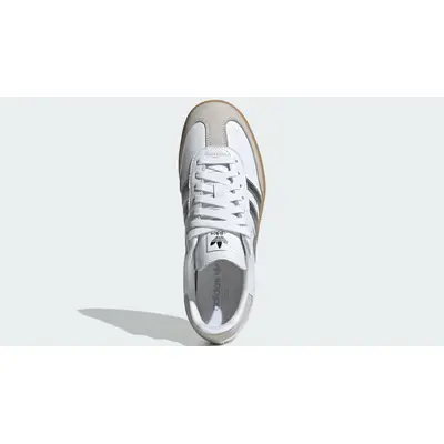 adidas Samba OG White Silver Metallic Grey Middle