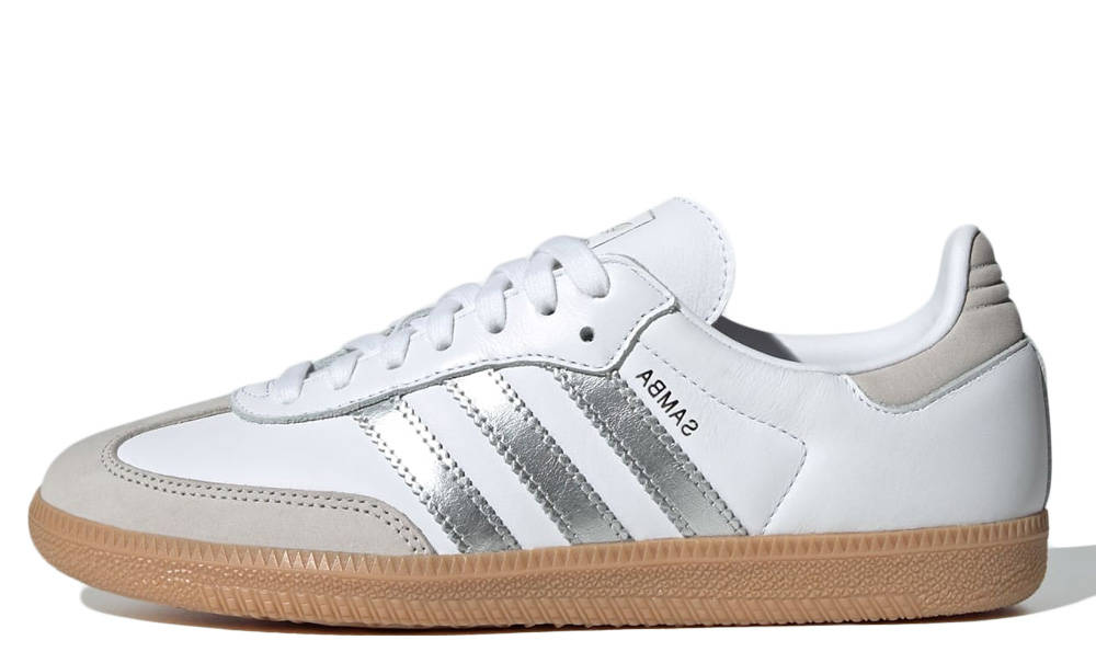 adidas Samba OG White Silver Metallic Grey | JI2725 | The Sole