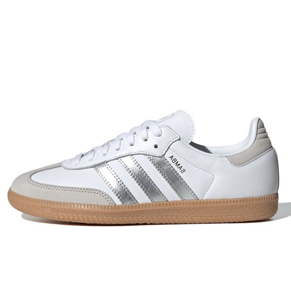 adidas Samba OG White Silver Metallic Grey
