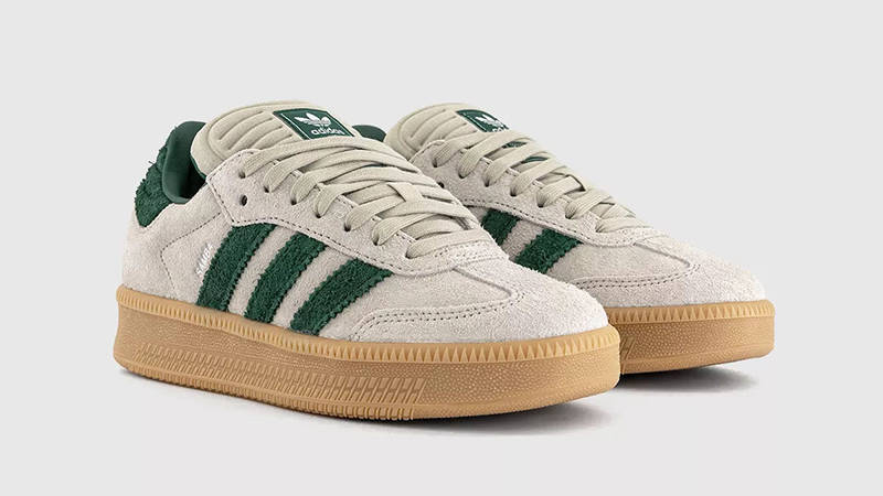 adidas Samba XLG Grey Green JI3197 front