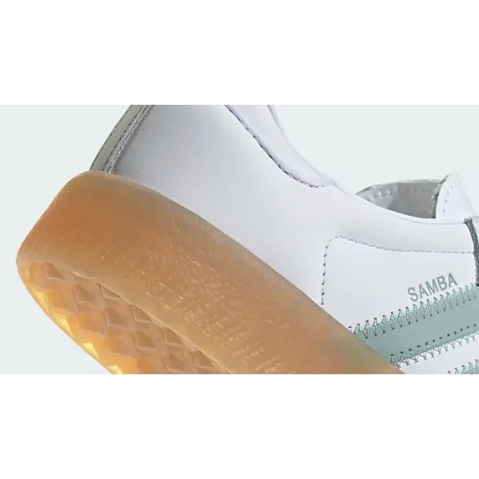 adidas Sambae White Wonder Blue Closeup