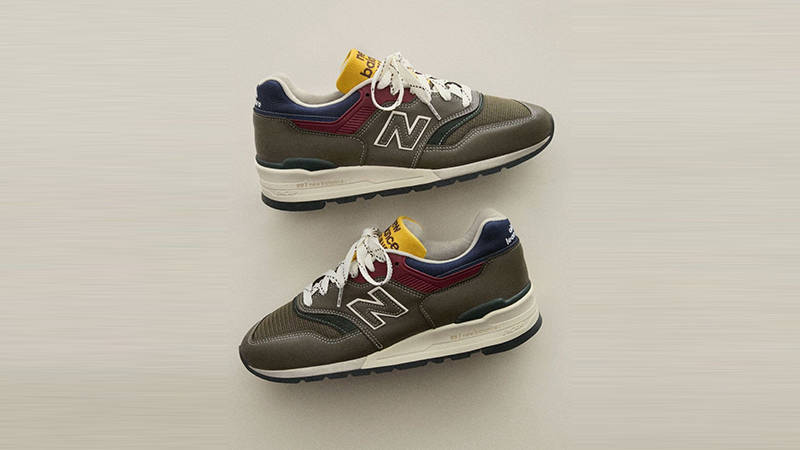 Aimé Leon Dore x New Balance 997 Dark Moss front