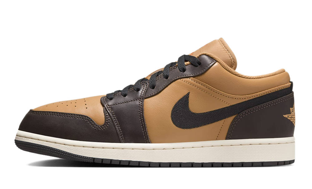 Air Jordan 1 Low Flax Baroque Brown | HQ3603-201 | The Sole Supplier