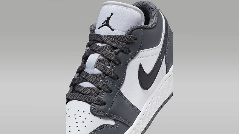 Air Jordan 1 Low GS Iron Grey 553560-152 tongue