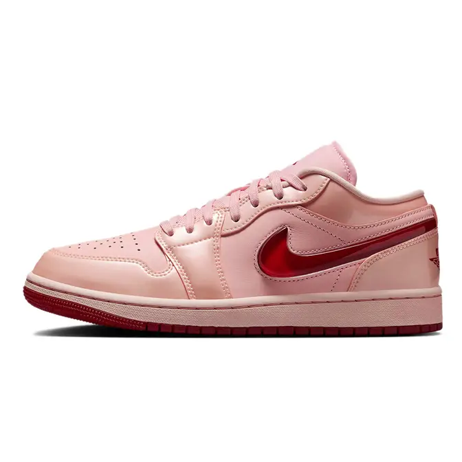 Air Jordan 1 Low Pink Patent Valentine s Day HF3174 600 The Sole Supplier