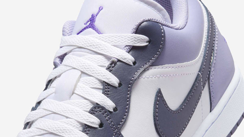 gray white purple jordans