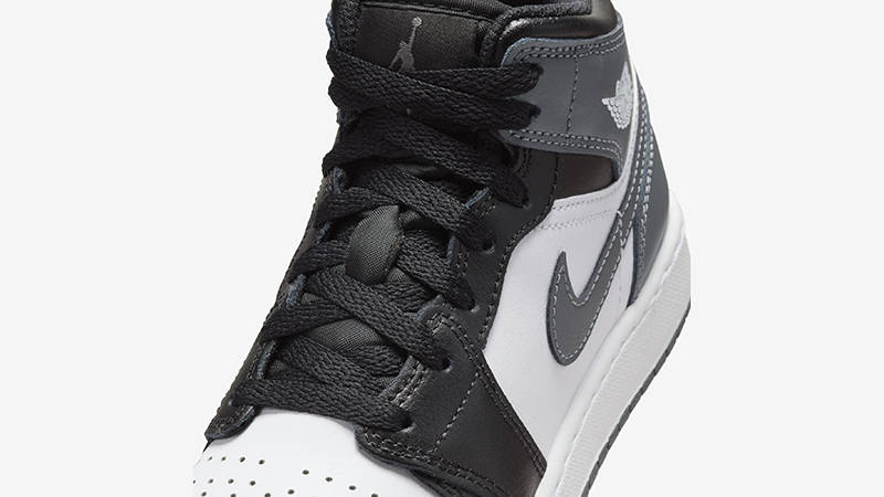 Air Jordan 1 Mid GS Iron Grey DQ8423-001 tongue