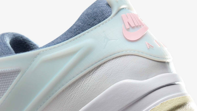 Air Jordan 4RM Diffused Blue Prism Pink Closeup
