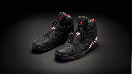 Michael Jordan’s Game Worn Air Jordan 8s Set to Score Big at Sotheby’s Auction Michael Jordan’s Game Worn Air Jordan 8s Set to Score Big at Sotheby’s Auction