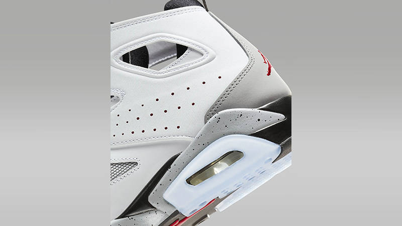 Air Jordan Flight Club 91 White Cement 555475-102 heel