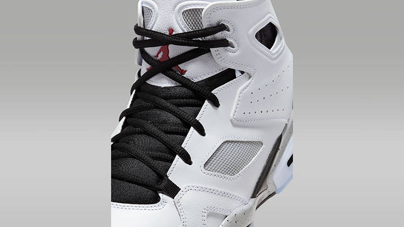 Air Jordan Flight Club 91 White Cement 555475-102 tongue