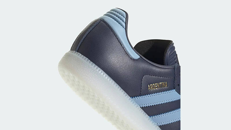 Argentina Football Association × adidas Samba Indoor Shadow Navy JR6352 heel