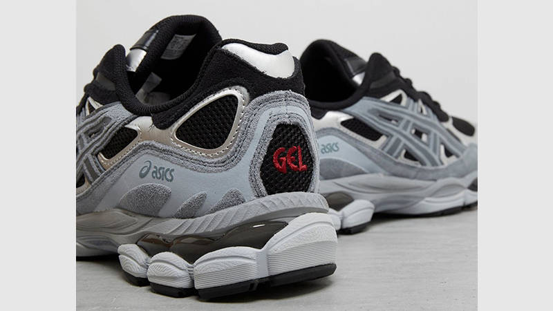 ASICS Gel-NYC Black Fjord Grey 1203A383-003 heel