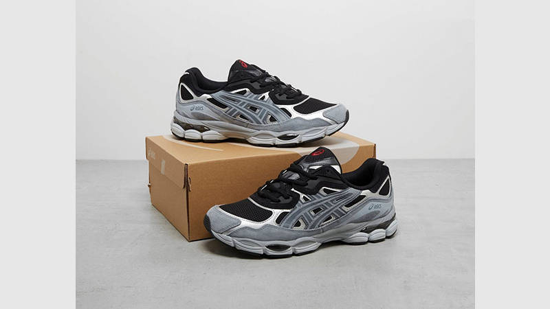 ASICS Gel-NYC Black Fjord Grey 1203A383-003 with box