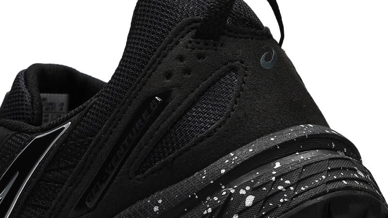 ASICS GEL-Venture 6 Black Closeup