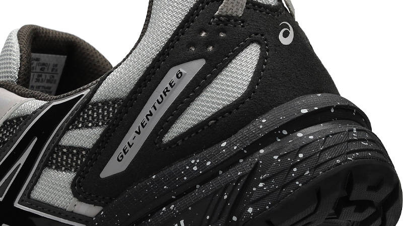 ASICS GEL-Venture 6 Grey Black Closeup