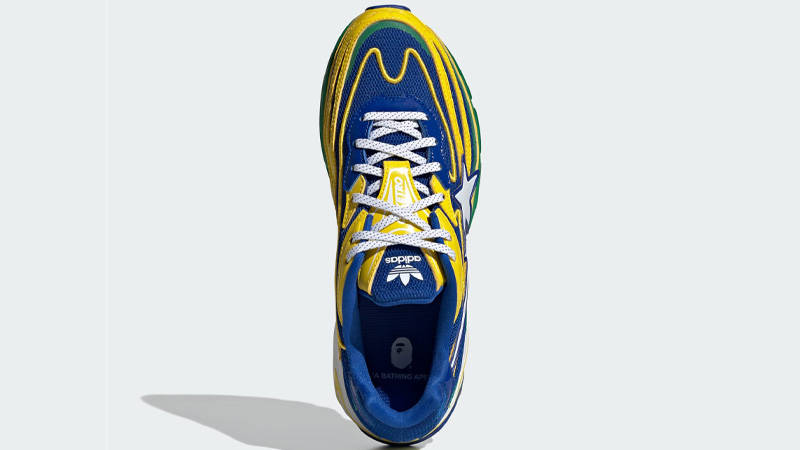 BAPE x adidas Orketro Yellow Blue Green Middle