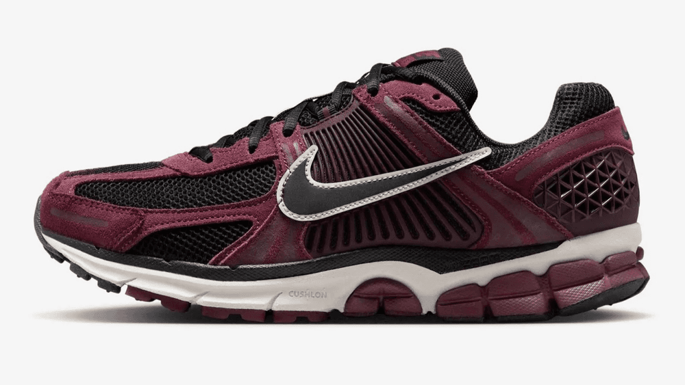 via Nike The Nike Zoom Vomero 5 ‘Dark Team Red’ is Set for Spring 2025