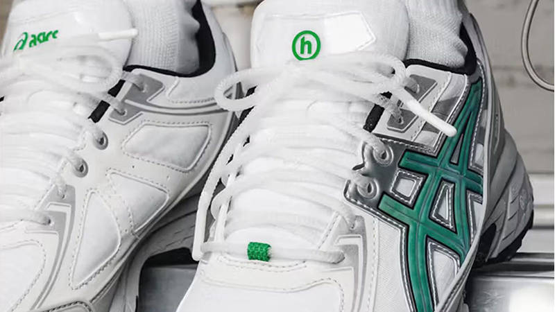 HIDDEN.NY x ASICS GEL-Venture 6 Shield White Wasabi tongue