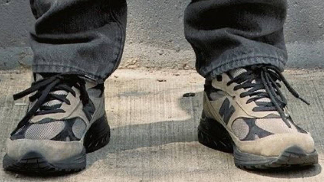 JJJJound x New Balance 993 Brown Black On Foot