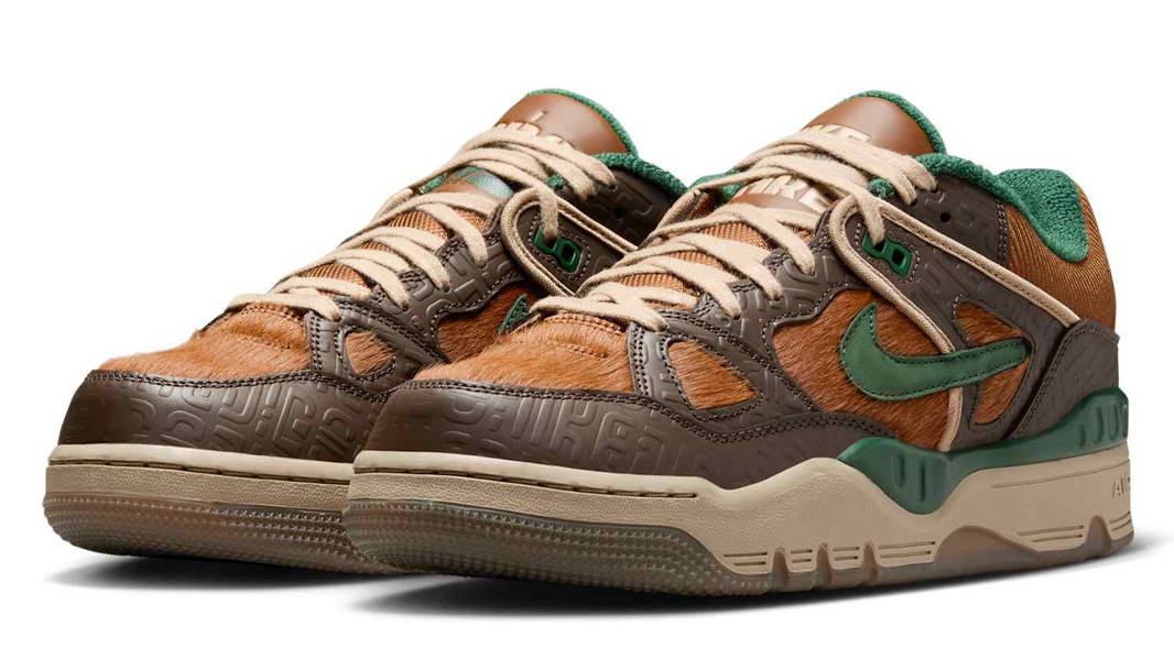 NIGO x Nike Air Force 3 Baroque Brown Front