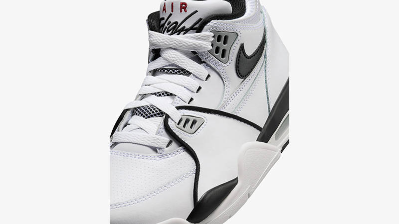 Nike Air Flight 89 GS White Wolf Grey HF0406-102 tongue