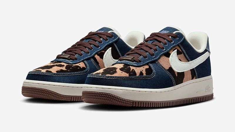 blue camo air force ones