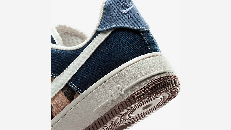 Nike Air Force Low Cheetah Blue Denim IB3674-400 The Sole