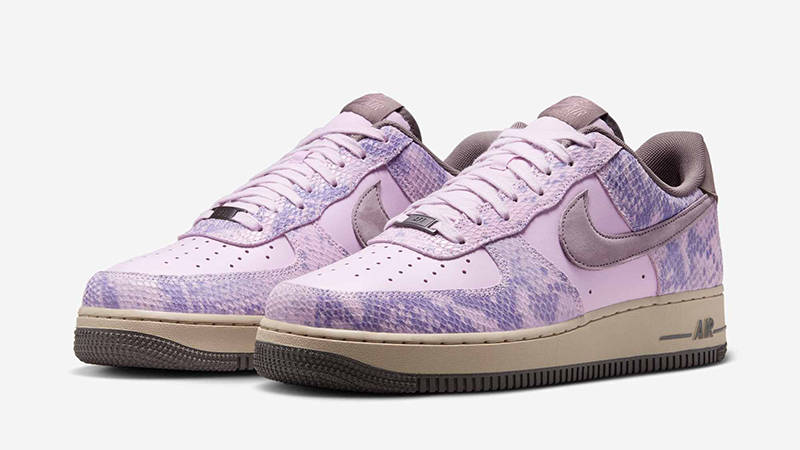 Nike Air Force 1 Low Purple Snake HF2898-500 front