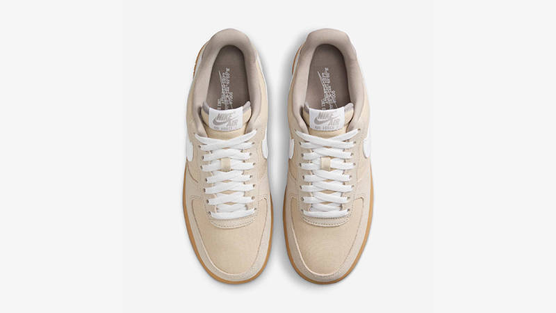 Nike Air Force 1 Low Suede Canvas Khaki HV4306-234 middle