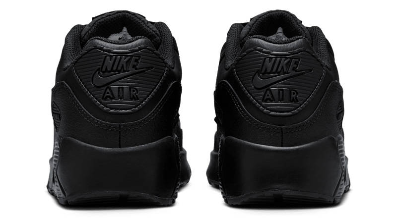 Nike Air Max 90 GS Triple Black Back