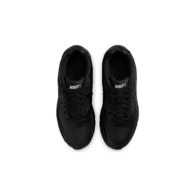 Nike Air Max 90 GS Triple Black Middle