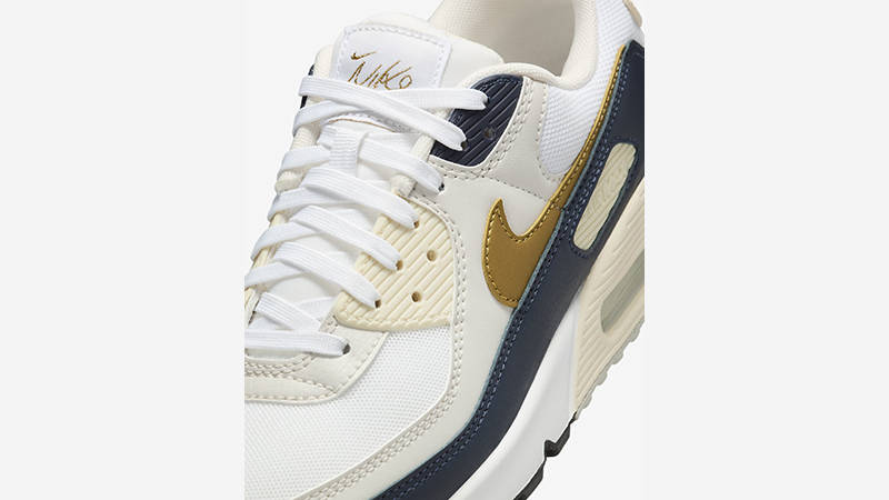 Nike Air Max 90 Next Nature White Obsidian HF3444-100 tongue