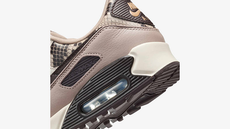 Nike Air Max 90 Snakeskin Malt Velvet HF1212-200 heel