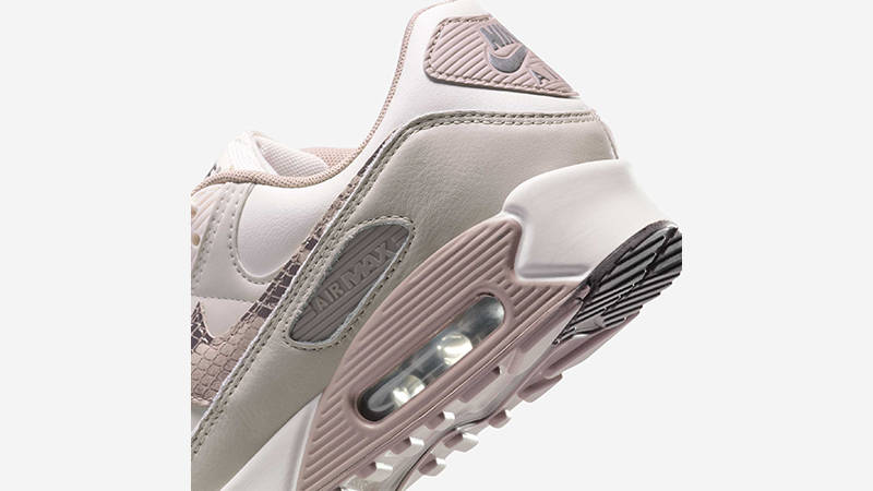 Nike Air Max 90 Snakeskin Pink HV4915-100 heel