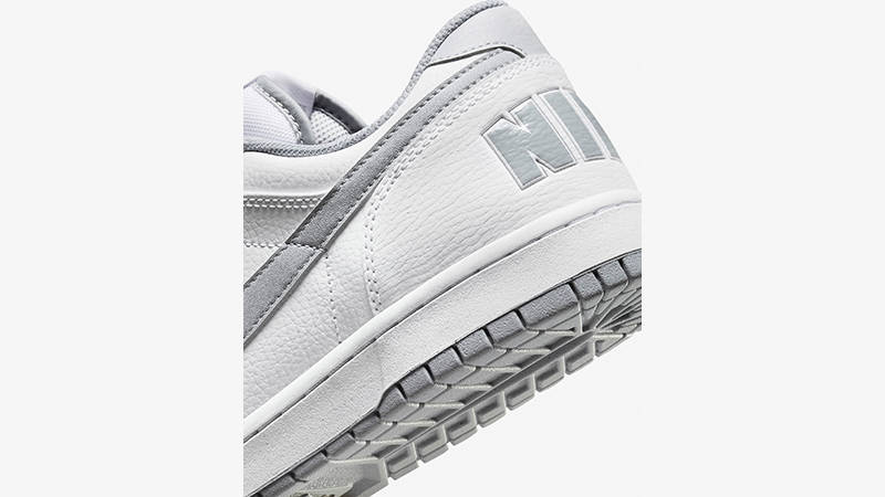Nike Big Low White Wolf Grey 355152-106 heel